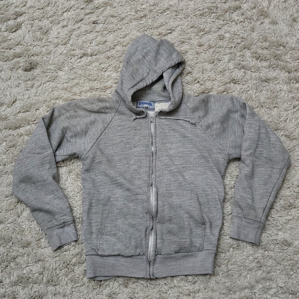 VTG 90s Kodiak Pass Thermal Lined Zip Up Hoodie S